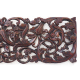 Set 2 Panneaux Muraux Rectangles Elégance Végétale Brun - 90 cm