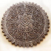 floral-teak-wood-round-wall-panel-front