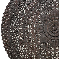 Brown-Lotus-Flower-Round-Wall-Panel-Details