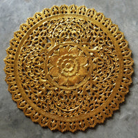 golden-lotus-single-bed-round-wall-panel-front
