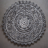 round-wall-panel-single-bed-mandala-yoga-vintage-gray-front