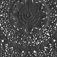 Black-Lotus-Round-Wall-Panel-Flower