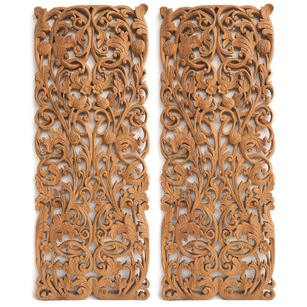 Set 2 Panneaux Muraux Thai Jungle Nature - 90 cm