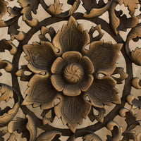 Panneau Mural Rond Eclat Floral - 60 cm