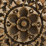 Panneau Mural Rond Eclat Floral - 60 cm