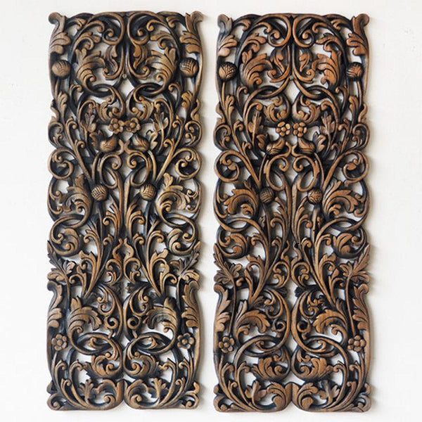 Set 2 Panneaux Muraux Thai Jungle - 90 cm