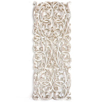 Panneau Mural Thai Jungle Vintage Blanc - 90 cm