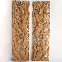 Set 2 Panneaux Muraux Anges Gardiens Bouddhistes - 120 cm