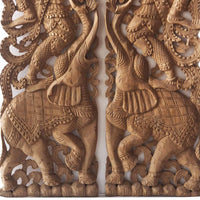 Set 2 Panneaux Muraux Anges Gardiens Traditionnels - 120 cm