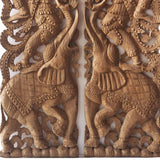 Set 2 Panneaux Muraux Anges Gardiens Traditionnels - 120 cm