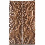 Set 2 Panneaux Muraux Anges Gardiens Traditionnels - 120 cm