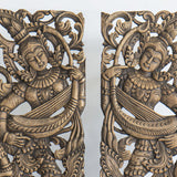 Set 2 Panneaux Muraux Anges Gardiens Thailandais - 120 cm