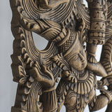 Set 2 Panneaux Muraux Anges Gardiens Thailandais - 120 cm