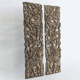 Set 2 Panneaux Muraux Anges Gardiens Thailandais - 120 cm