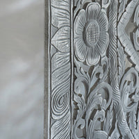 Teak-Wood-Boho-Gray-King-Size-Detail