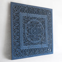 Acacia-Wood-Recycled-Beach-Indigo-Vintage-Queen-Size-Headboard-size-view