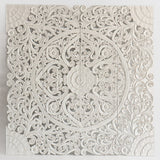Headboard-Acacia-Wood-Recycled-Bohemian-White-California-King-180-cm-Front