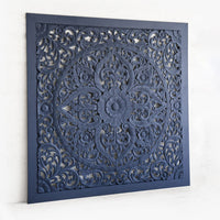 Teak-Wood-Recycled-Indigo-Floral-Headboard-sideview