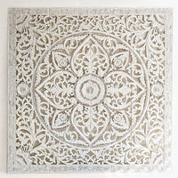 Exotic-White-Teak-Wood-Headboard-King-Size-Front