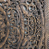 Teak-Wood-Rustic-Lotus-Flower-Standard-Face-Headboard-Zoom