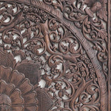  Teak-Wood-Headboard-Floral-Design-Standard-Bed-Details