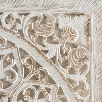 Teak-Wood-Headboard-Single-Bed-Vintage-White-Mandala-Corner