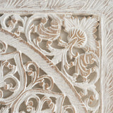 Teak-Wood-Headboard-Single-Bed-Vintage-White-Mandala-Corner