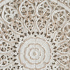 Teak-Wood-Headboard-Single-Bed-Vintage-White-Mandala-Detail