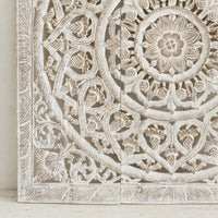 Teak-Wood-Single-Mediterranean-Vintage-White-Headboard-Corner