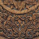 teak-wood-headboard-single-bed-tropical-lotus-detail