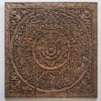 teak-wood-headboard-single-bed-tropical-lotus-front