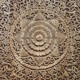 Teak-Wood-Antique-Lotus-Standard-Flower