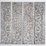 Teak-Wood-Headboard-Vintage-Grey-Mandala-Standard-Bed-Split