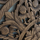 Teak-Wood-Mediterranean-Headboard-Standard-Bed-Zoom