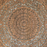 Recycled-Teak-Wood-Oriental-Flower-California-King-180-cm-Flower