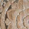 Recycled-Teak-Wood-Vintage-Beige-Lotus-Flower-Headboard-California-King-180-cm-Detail