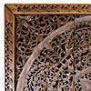 Teak-Wood-Recycled-Sacred-Lotus-Brown-California-King-180-cm-Face Headboard-Corner
