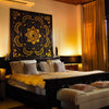 Teak-Wood-Recycled-Headboard-Golden-Lotus