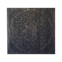 Teak-Wood-Recycled-Black-Lotus-California-King-180-cm-Headboard-front