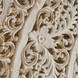 recycled-teak-wood-medallion-vintage-beige-headboard-california-king-180-cm-details