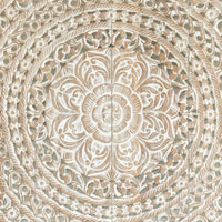 Teak-Wood-Recycled-Oriental-Design-California-King-180-cm-Flower