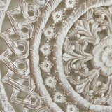 Teak-Wood-Recycled-Oriental-Design-Vintage-White-California-King-180-cm-Mandala