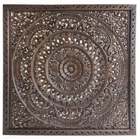 Recycled-Teak-Wood-Oriental-Headboard-California-King-180-cm-Front-View