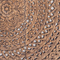 Teak-Wood-Recycled-Oriental-Nature-Queen-Size-Headboard-Zoom