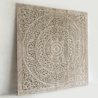 Recycled-Teak-Wood-Oriental-Vintage-Beige-California-King-180-cm-Side-View