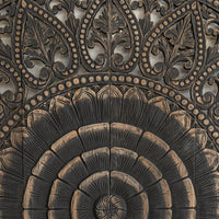 Recycled-Teak-Wood-Rustic-Vintage-Rosette-Headboard-California-King-180-cm-Detail