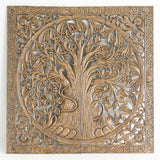  Recycled-Teak-Wood-Rustic-Japandi-California-King-180-cm-Front-View