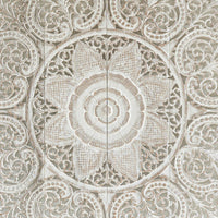  Recycled-Teak-Wood-Silhouette-Vintage-White-California-King-180-cm-Flower