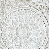Teak-Wood-Tropical-Vintage-White-Standard-Headboard-flower-detail